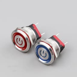 25mm 20A High Current 24V220V Metal Button Switch Self-locking Reset Start Waterproof Button Power Start Switch