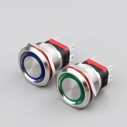 25mm 20A High Current 24V220V Metal Button Switch Self-locking Reset Start Waterproof Button Power Start Switch