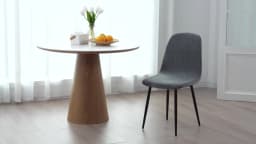 Velvet Shell Chair Cover Stretch Armless Dining Chair Covers Solid Color Elastic Bar Dining Seat Cover Home Hotel Party Banquet