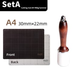 WUTA Professional Leather Carve Hammer 460g Nylon Hammers Mallet Wood Handle For Leathercraft Punch Printing Percussion DIY Tool