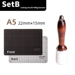 WUTA Professional Leather Carve Hammer 460g Nylon Hammers Mallet Wood Handle For Leathercraft Punch Printing Percussion DIY Tool