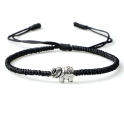 Ethnic Tibetan Buddha Head Woven Bracelets For Men Handmade Rope Retro Elephant Pendant Lucky Bracelet Women Yoga Energy Jewelry