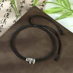 Ethnic Tibetan Buddha Head Woven Bracelets For Men Handmade Rope Retro Elephant Pendant Lucky Bracelet Women Yoga Energy Jewelry