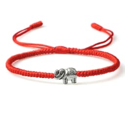 Ethnic Tibetan Buddha Head Woven Bracelets For Men Handmade Rope Retro Elephant Pendant Lucky Bracelet Women Yoga Energy Jewelry
