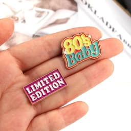 Is it Friday Yet Enamel Pins Me? Sarcastic? Never 80s Baby Drama Brooches Lapel Badges Funny Quetes Jewelry Gift for Friends
