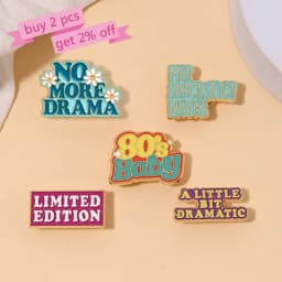 Is it Friday Yet Enamel Pins Me? Sarcastic? Never 80s Baby Drama Brooches Lapel Badges Funny Quetes Jewelry Gift for Friends