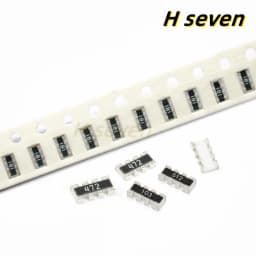100pcs 0603x4 8P4R 4D03 5% 3216 1206 Chip Resistor Networks Arrays 0 10 100 470 ohm 0R 10R 100R 470R 1K 10K 20K 100K 470K 1M