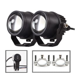 Motorcycle LED Spotlight Electric Vehicle Paving Lens High and Low Beam Tangent Integral Headlamp Auxiliary Lamp Headlamp