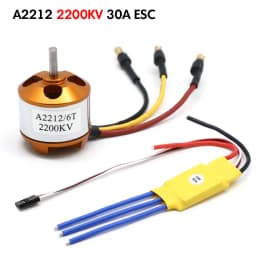 XXD A2212 A2208 930KV 1000KV 1400KV 2200KV 2700KV Brushless Motor with 30A Brushless ESC Motor Speed Controller for RC FPV Drone