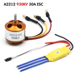 XXD A2212 A2208 930KV 1000KV 1400KV 2200KV 2700KV Brushless Motor with 30A Brushless ESC Motor Speed Controller for RC FPV Drone