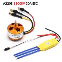 XXD A2212 A2208 930KV 1000KV 1400KV 2200KV 2700KV Brushless Motor with 30A Brushless ESC Motor Speed Controller for RC FPV Drone