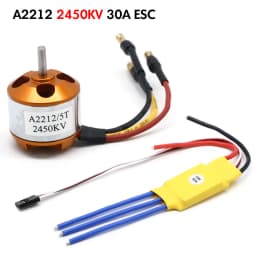 XXD A2212 A2208 930KV 1000KV 1400KV 2200KV 2700KV Brushless Motor with 30A Brushless ESC Motor Speed Controller for RC FPV Drone