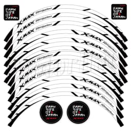 Motorcycle Reflective Wheel Sticker Rim Decal Scooter Stripe Tape Accessories Waterproof For XMAX xmax 125 250 300 2023