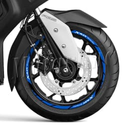 Motorcycle Reflective Wheel Sticker Rim Decal Scooter Stripe Tape Accessories Waterproof For XMAX xmax 125 250 300 2023
