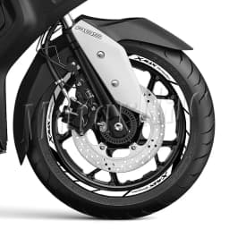 Motorcycle Reflective Wheel Sticker Rim Decal Scooter Stripe Tape Accessories Waterproof For XMAX xmax 125 250 300 2023