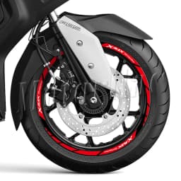 Motorcycle Reflective Wheel Sticker Rim Decal Scooter Stripe Tape Accessories Waterproof For XMAX xmax 125 250 300 2023
