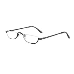 +1.00~+4.0 Unisex Reading Glasses Spring Hinge Metal Half Moon Reading Glasses Ultra Light Resin Eyeglasses Half Frame Glasses