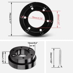 Universal 13/14inch game Steering Wheel Adapter Plate 70mm Racing PCD game Modification For Logitech G29 G920 G923