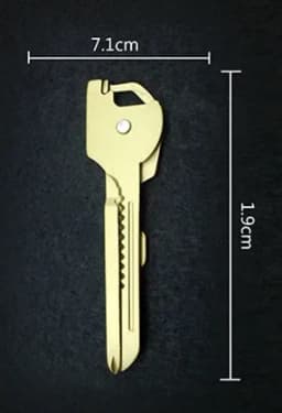 1PC 6 in 1 Tech Useful Multifunction Knife Utili-Key Key Chain Pendant Screwdriver Bottle Opener Camping EDC Outdoor Tool