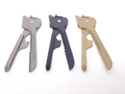 1PC 6 in 1 Tech Useful Multifunction Knife Utili-Key Key Chain Pendant Screwdriver Bottle Opener Camping EDC Outdoor Tool