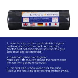 Disposable Paper Barber Neck Strips Professional Stretchy Paper Neck Band for Salon Haircut Styling Tools