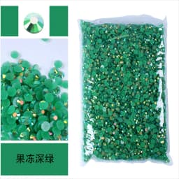 Bulk Wholesale Jelly Color AB Transparent AB 2mm,3mm,4mm,5mm,6mm Facets FlatBack Resin Rhinestone Nail Art Garment Decoration