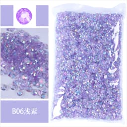 Bulk Wholesale Jelly Color AB Transparent AB 2mm,3mm,4mm,5mm,6mm Facets FlatBack Resin Rhinestone Nail Art Garment Decoration