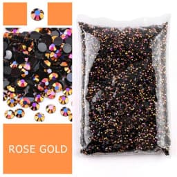 Bulk Wholesale Jelly Color AB Transparent AB 2mm,3mm,4mm,5mm,6mm Facets FlatBack Resin Rhinestone Nail Art Garment Decoration