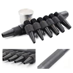 QJH Leather Hole Punch Removable Round Belt Punch Hole Screw Punch Leather Tools 2.0/2.5/3.0/3.5/4.0/4.5/5.0mm