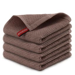 4/6Pcs Cotton Dishcloth Soft Absorbent Kitchen Towel Household Cleaning Cloth Kitchen Tools Gadgets Wash Cloth