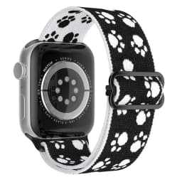Nylon Loop Strap for Apple Watch 10 Band 46mm 42mm 45mm 44mm 41mm 40mm Adjustable Elastic Bracelet iWatch Series Ultra 9 8 SE 7