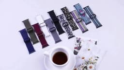 Nylon Loop Strap for Apple Watch 10 Band 46mm 42mm 45mm 44mm 41mm 40mm Adjustable Elastic Bracelet iWatch Series Ultra 9 8 SE 7