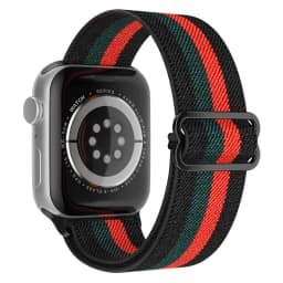 Nylon Loop Strap for Apple Watch 10 Band 46mm 42mm 45mm 44mm 41mm 40mm Adjustable Elastic Bracelet iWatch Series Ultra 9 8 SE 7
