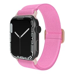 Nylon Loop Strap for Apple Watch 10 Band 46mm 42mm 45mm 44mm 41mm 40mm Adjustable Elastic Bracelet iWatch Series Ultra 9 8 SE 7