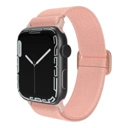 Nylon Loop Strap for Apple Watch 10 Band 46mm 42mm 45mm 44mm 41mm 40mm Adjustable Elastic Bracelet iWatch Series Ultra 9 8 SE 7