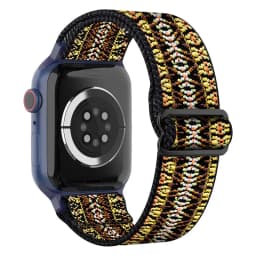 Nylon Loop Strap for Apple Watch 10 Band 46mm 42mm 45mm 44mm 41mm 40mm Adjustable Elastic Bracelet iWatch Series Ultra 9 8 SE 7