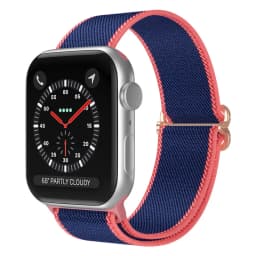 Nylon Loop Strap for Apple Watch 10 Band 46mm 42mm 45mm 44mm 41mm 40mm Adjustable Elastic Bracelet iWatch Series Ultra 9 8 SE 7