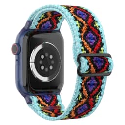 Nylon Loop Strap for Apple Watch 10 Band 46mm 42mm 45mm 44mm 41mm 40mm Adjustable Elastic Bracelet iWatch Series Ultra 9 8 SE 7