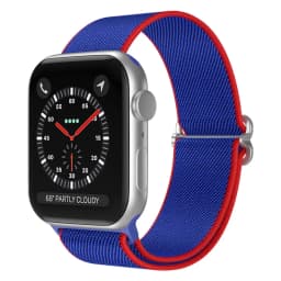 Nylon Loop Strap for Apple Watch 10 Band 46mm 42mm 45mm 44mm 41mm 40mm Adjustable Elastic Bracelet iWatch Series Ultra 9 8 SE 7
