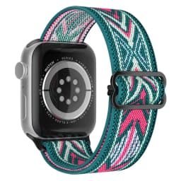 Nylon Loop Strap for Apple Watch 10 Band 46mm 42mm 45mm 44mm 41mm 40mm Adjustable Elastic Bracelet iWatch Series Ultra 9 8 SE 7