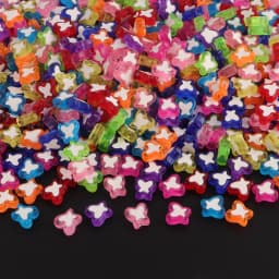 200pcs Mix Letter Acrylic Beads Round Flat Alphabet Spacer Bead and Elastic Cord For Jewelry Make Handmade Diy Bracelet Necklace