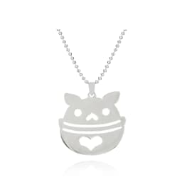 New Genshin Impact Necklace For Teen Punk Anime Cartoon Tartaglia Titanium Steel Necklace Jewelry Accessories For Men Gifts