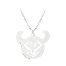 New Genshin Impact Necklace For Teen Punk Anime Cartoon Tartaglia Titanium Steel Necklace Jewelry Accessories For Men Gifts