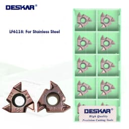 DESKAR 100% Original 16ERM 11W 1.0ISO AG60 16IRM 14W AG55 16IRM 3.0ISO LF6118 Lathe Threading Cutting Inserts