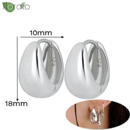 925 Sterling Silver Needle Fashion Small Hoop Earring for Women Mini Round Earrings Party Cartilage Piercing Jewelry Wholesale