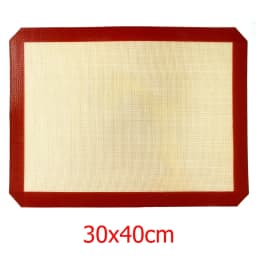 LMETJMA Silicone Baking Mat Non-Stick Reusable Silicone Pastry Baking Mat Food Grade Liquid Silicone Baking Mats KC0474