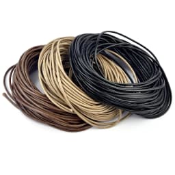 1-3mm 5M/Bag Round waxed cord Necklace Waxed Cords DIY Jewelry Handchain Making Accessories Waxed-Cords Luggage Hanging Tag Rope