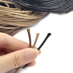 1-3mm 5M/Bag Round waxed cord Necklace Waxed Cords DIY Jewelry Handchain Making Accessories Waxed-Cords Luggage Hanging Tag Rope