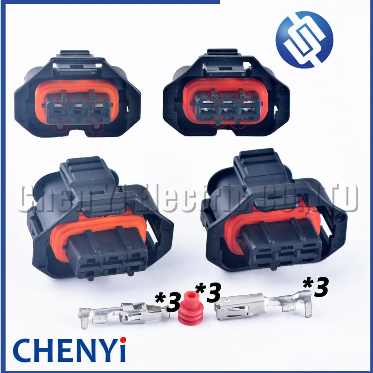 3 Pin Automotive MAP Sensor Plug Diesel Injection Pump plug crankshaft connector 3515026900 1928403966 1928403968