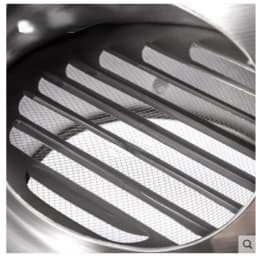 60 Mm ~ 200 Mm Stainless Steel Exhaust Hood, Wall Vent Cap, Air Vent Bull Nose Bathroom Extractor Outlet Grille Louvres